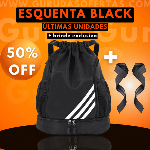 Mochila Esportiva Impermeável - 50% OFF + Frete Grátis + Brinde